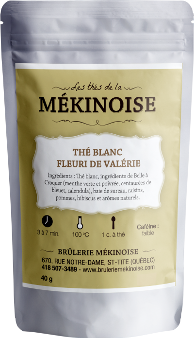 Thé blanc fleuri de Valérie